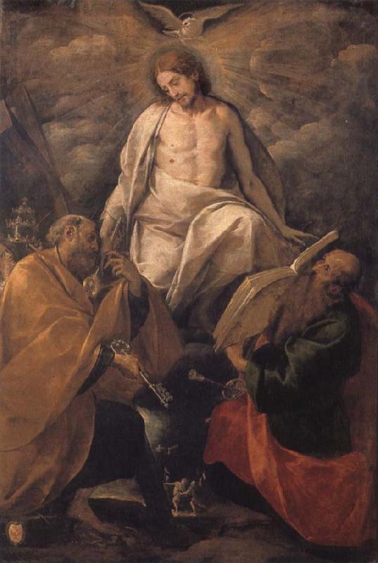 CRESPI, Giovanni Battista Christ appearing to Peter and Paul oil painting image